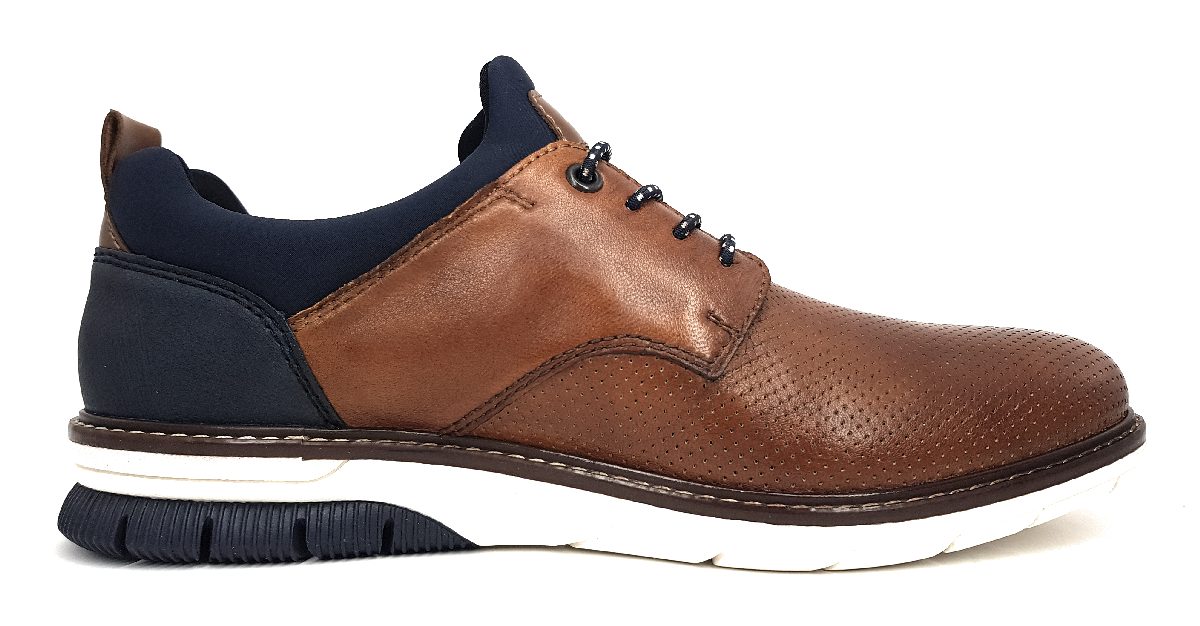 Rieker 14450-22 Braun nuss/lake/navy/amaretto