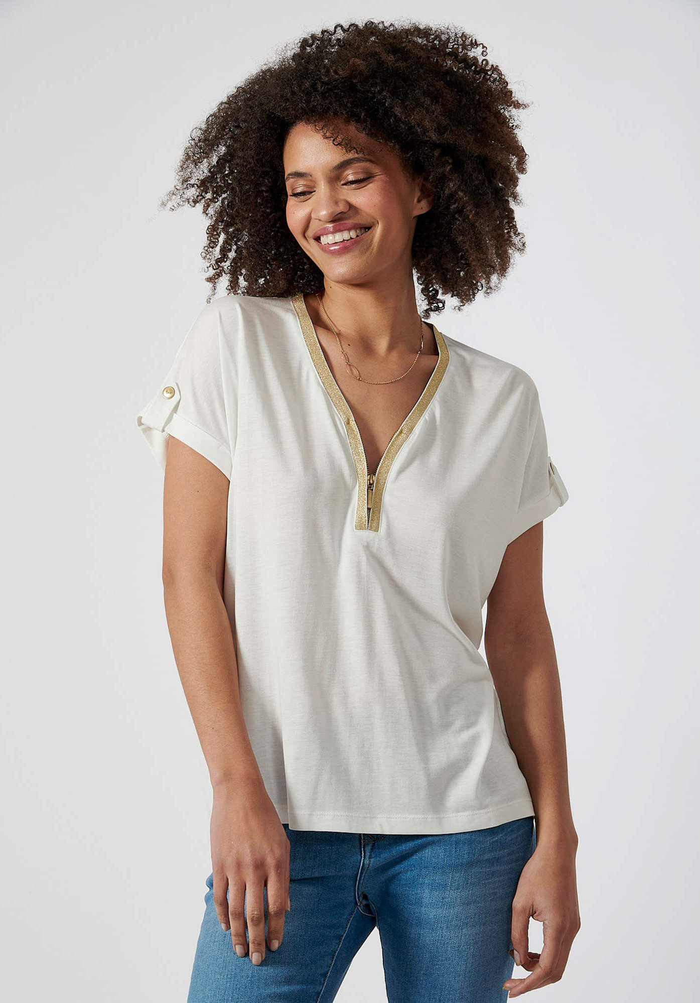 FROZY  T-shirt blanc femme