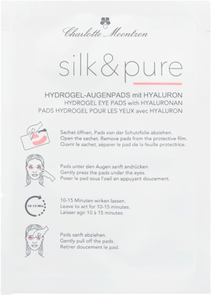 Charlotte Meentzen Silk & Pure Hydrogel Hyaluron Augenpads