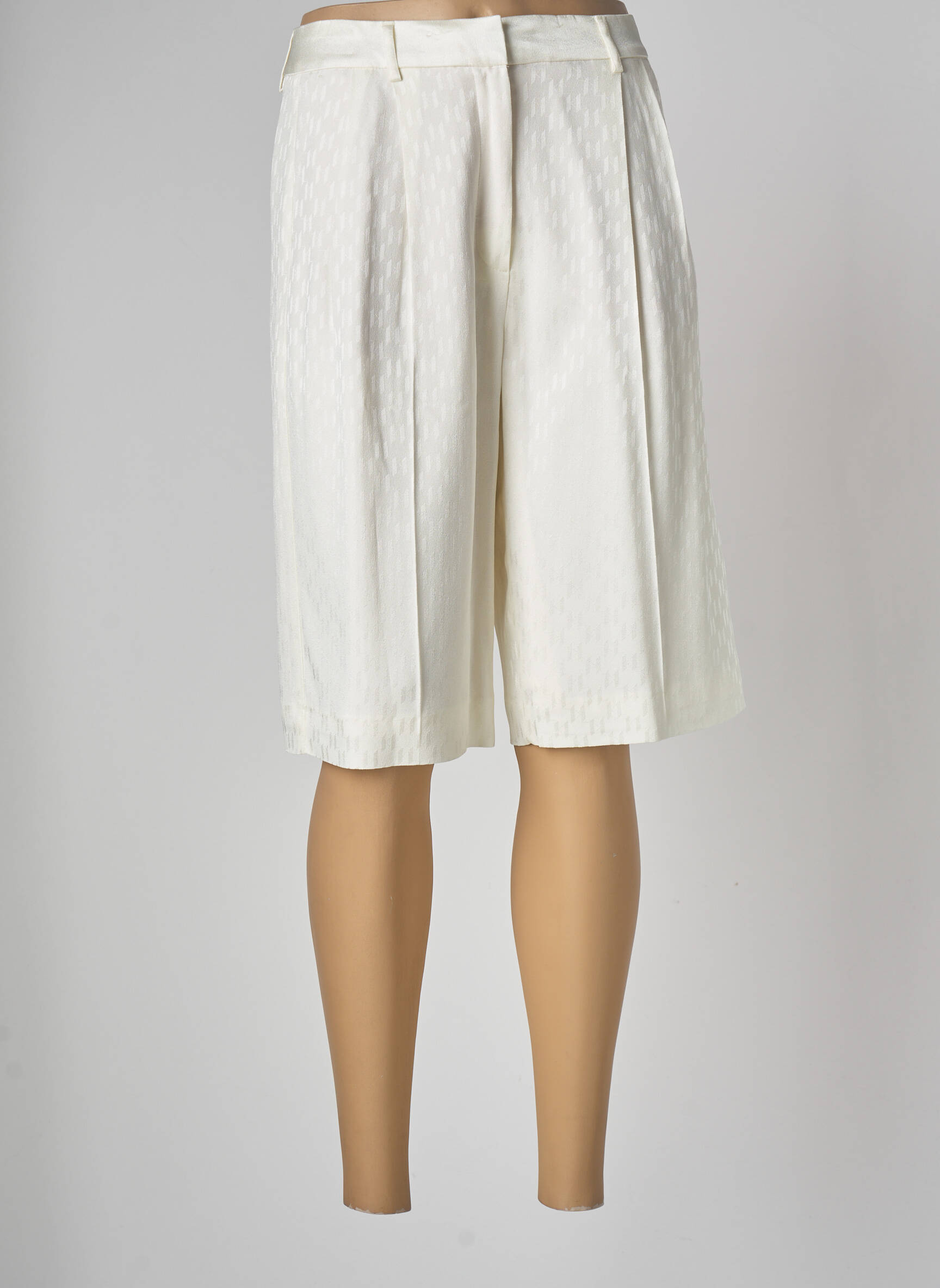 Karl Lagerfeld Bermudas Femme couleur blanc