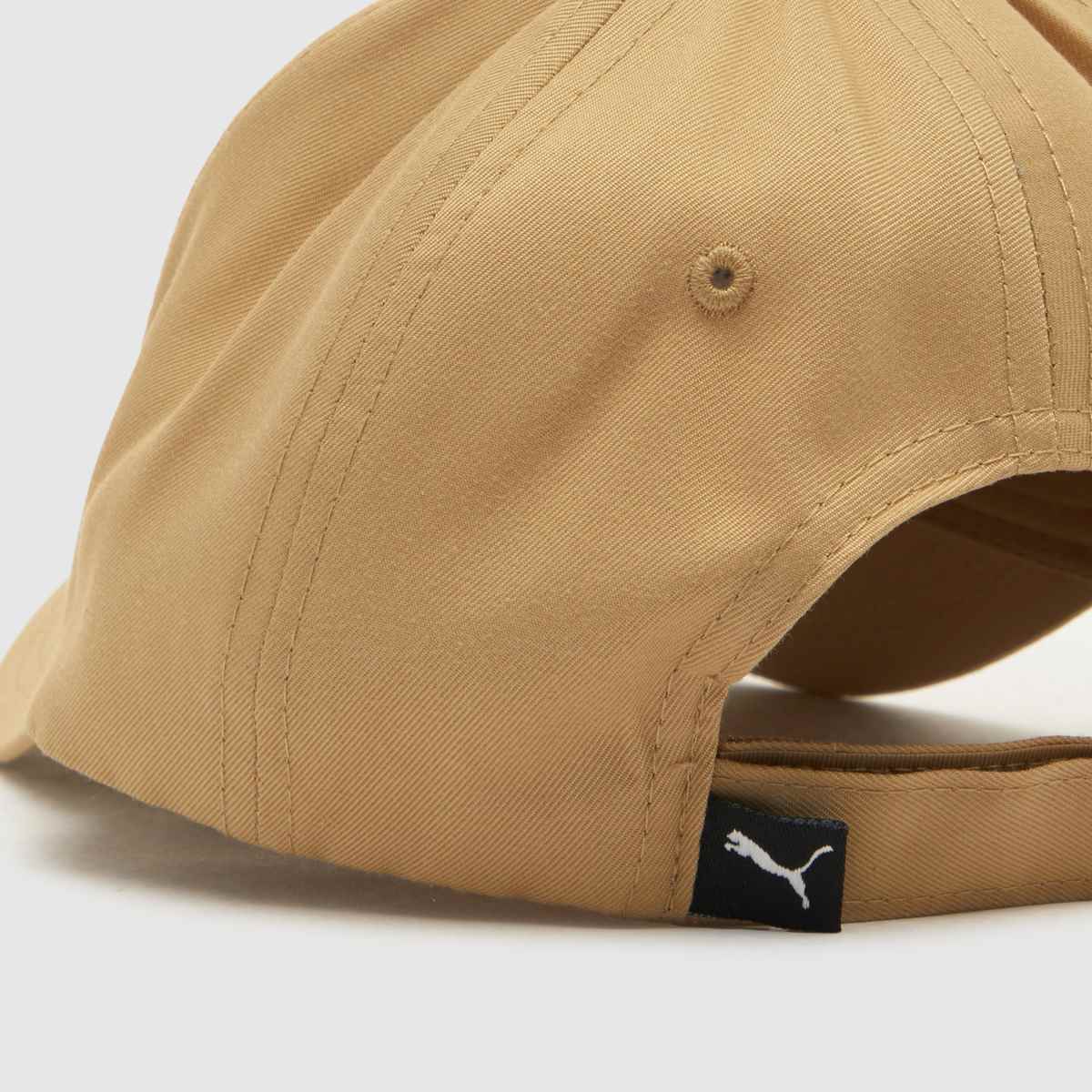 PUMA beige metallkeps för barn med kattmotiv