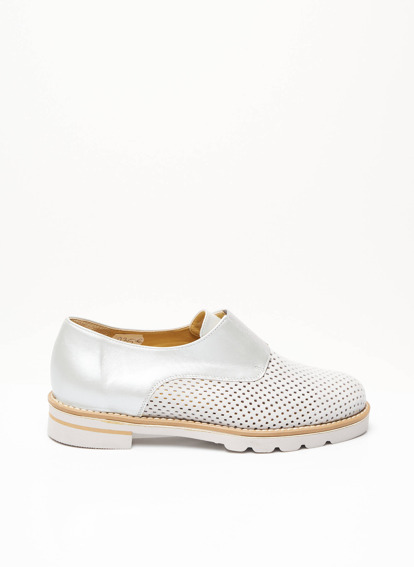 Brunate Derby Femme couleur gris