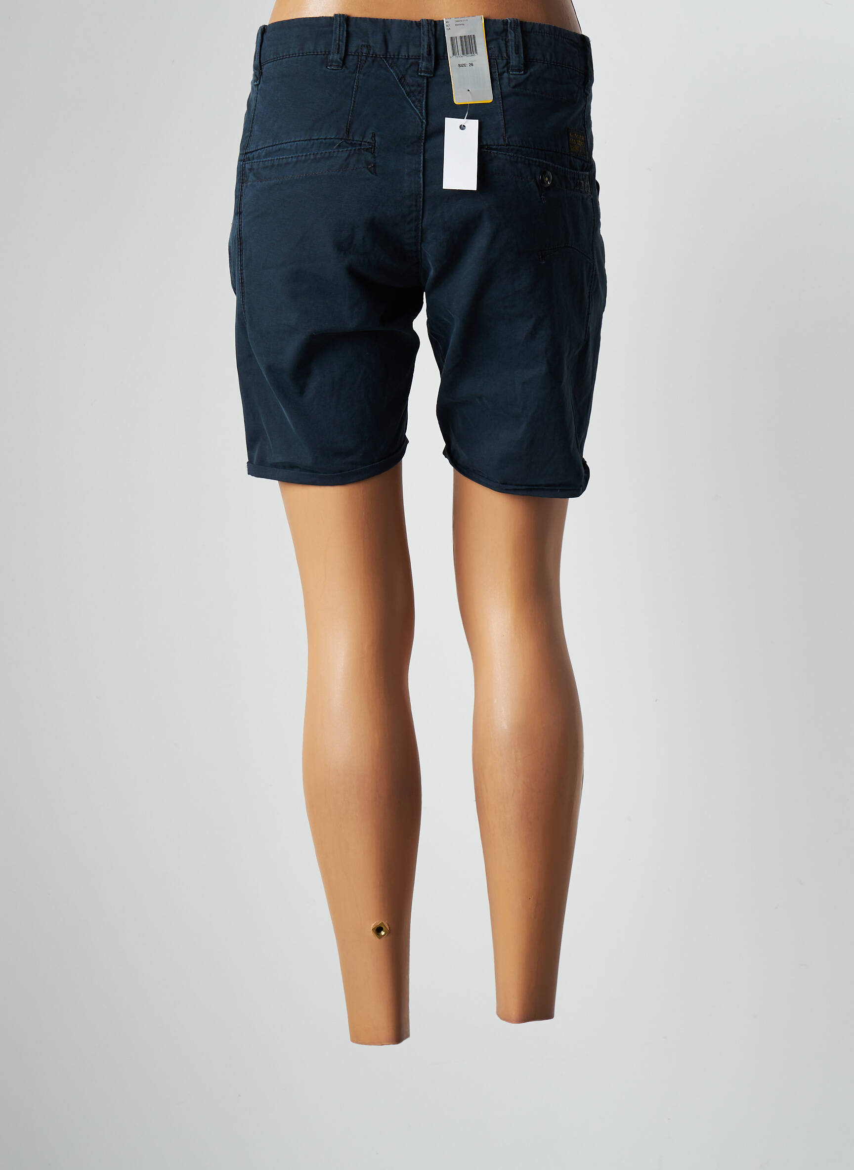 G Star Shorts 1 Femme couleur bleu
