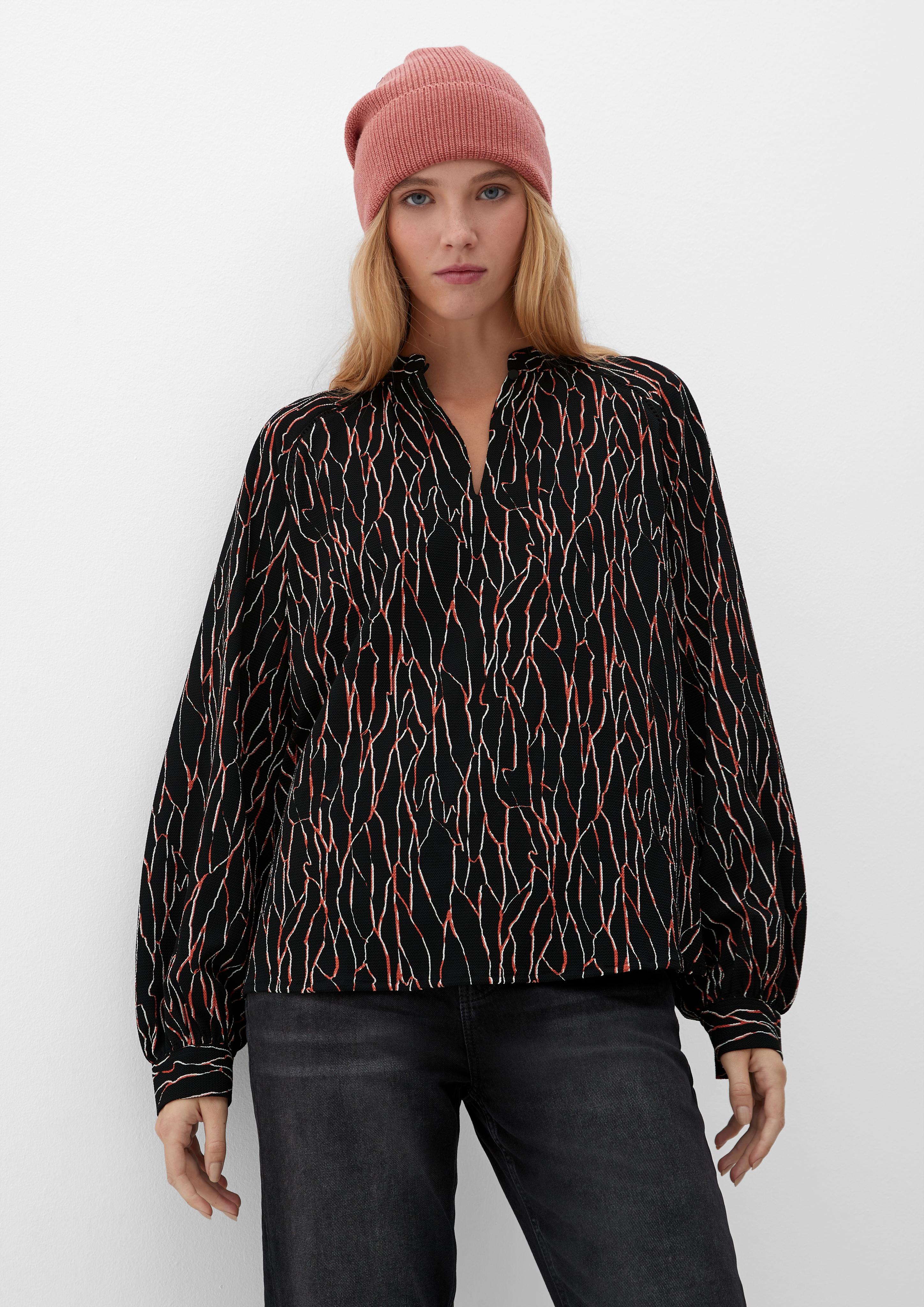 Bluse mit abstraktem Muster  2124175-99A0