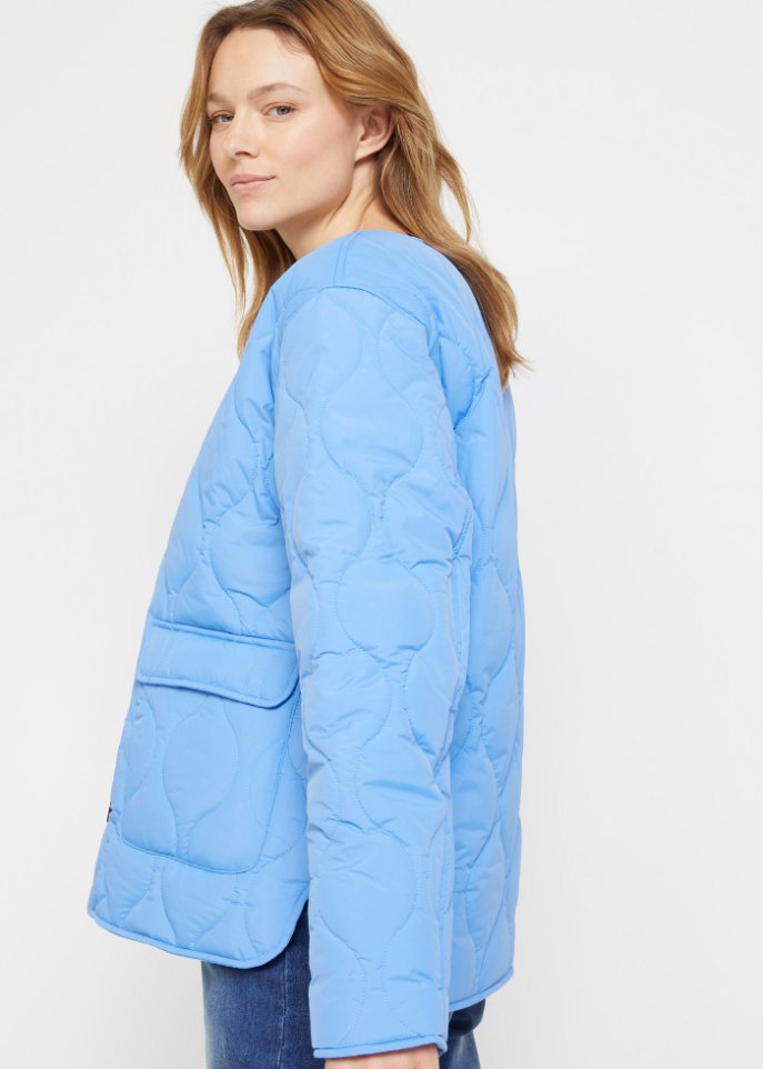 Oversize Steppjacke mit recyceltem Polyester