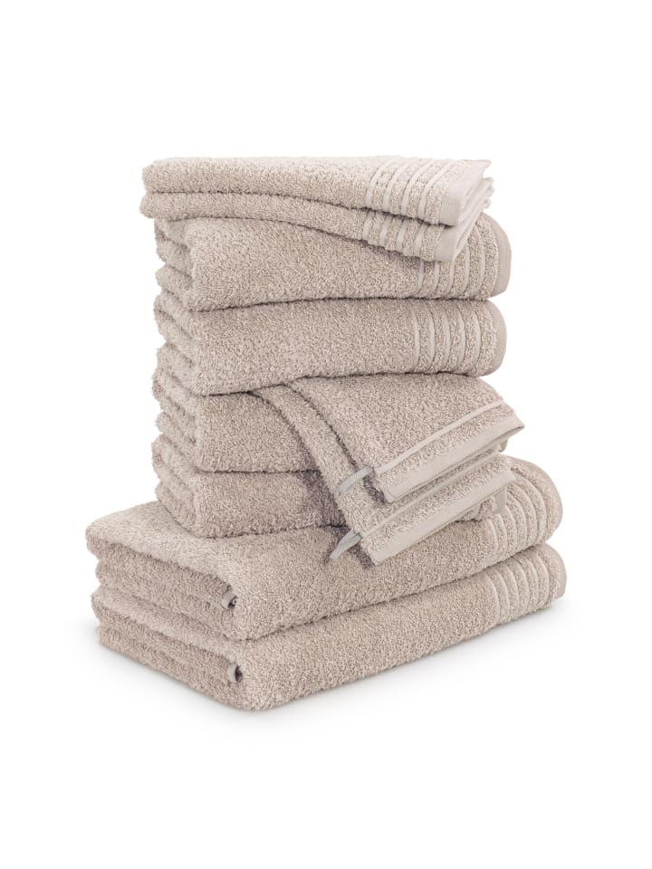 Möve Handtuchset New Classic 10-TLG in cashmere günstig kaufen onesize