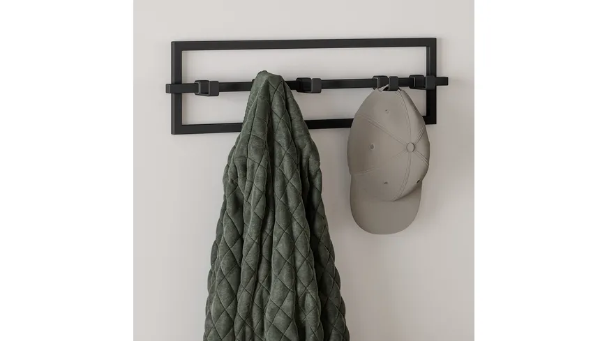 umbra Garderobenhaken Cubiko 5 Hook Schwarz