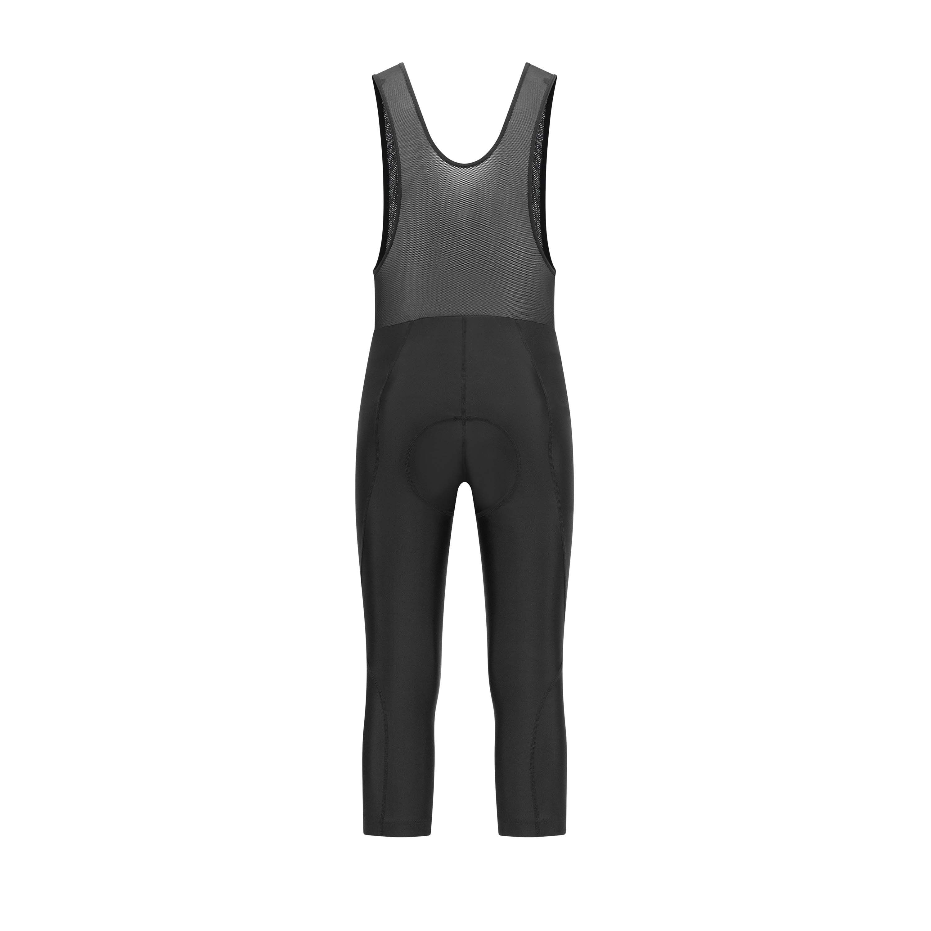 Rogelli Core Black Herren 3/4 Radhose mit Träger