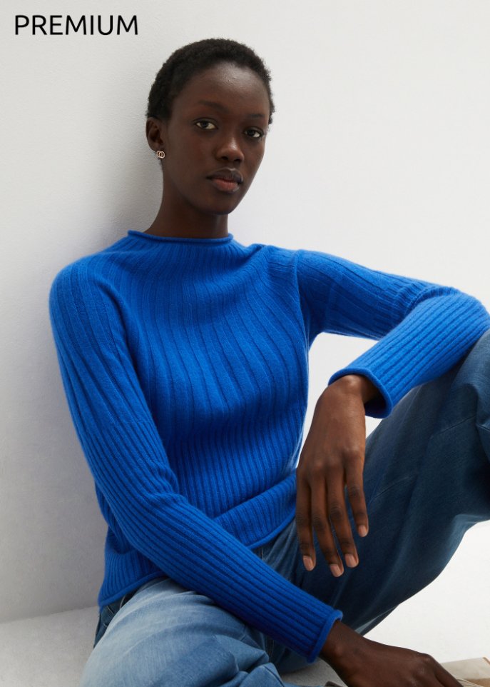 Wollpullover mit Good Cashmere Standard®-Anteil