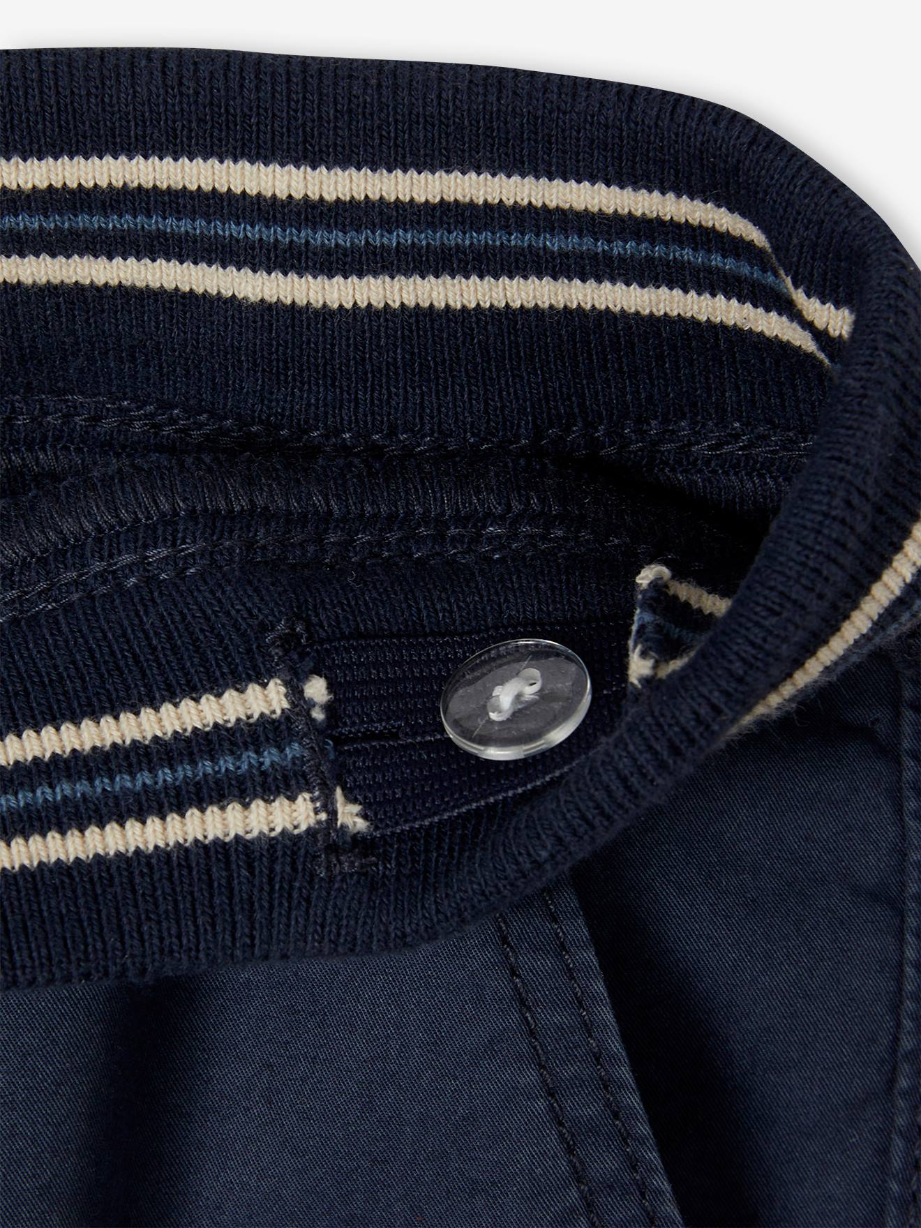 Vertbaudet Jungen Cargohose mit Schlupfbund - nachtblau