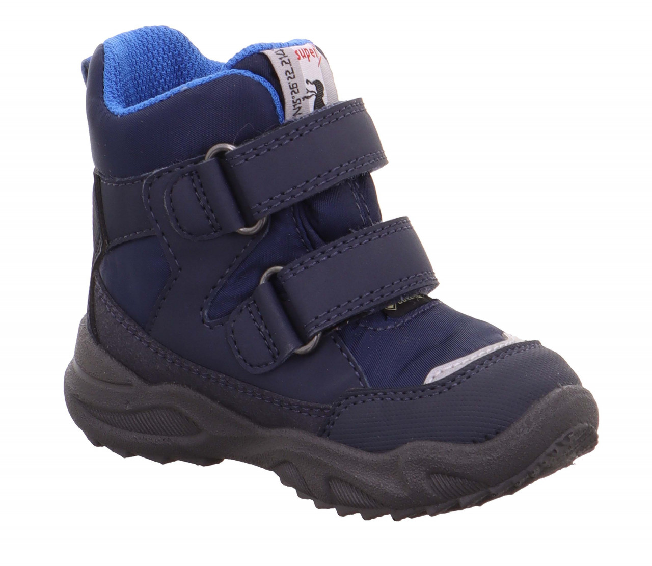 GLACIER - Blau Boots mit Klettverschluss