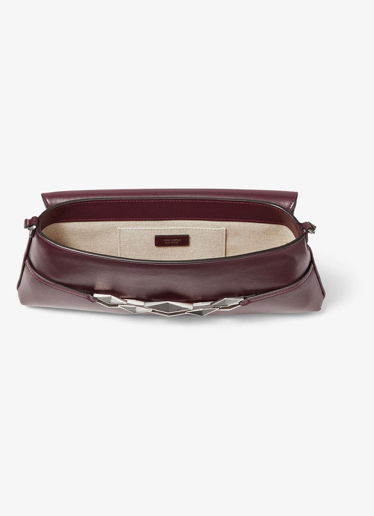 Borsa a tracolla Jimmy Choo in pelle di vitello con motivo a rombi