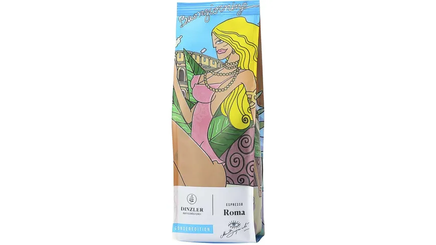 DINZLER Bohnen Espresso Roma Sonderedition Mauro Bergonzoli 250 g