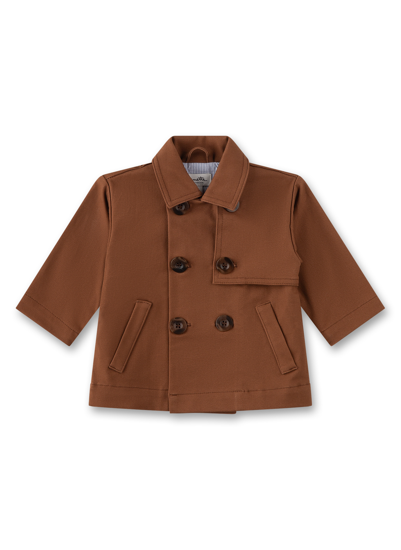 Jungen-Trenchcoat Braun