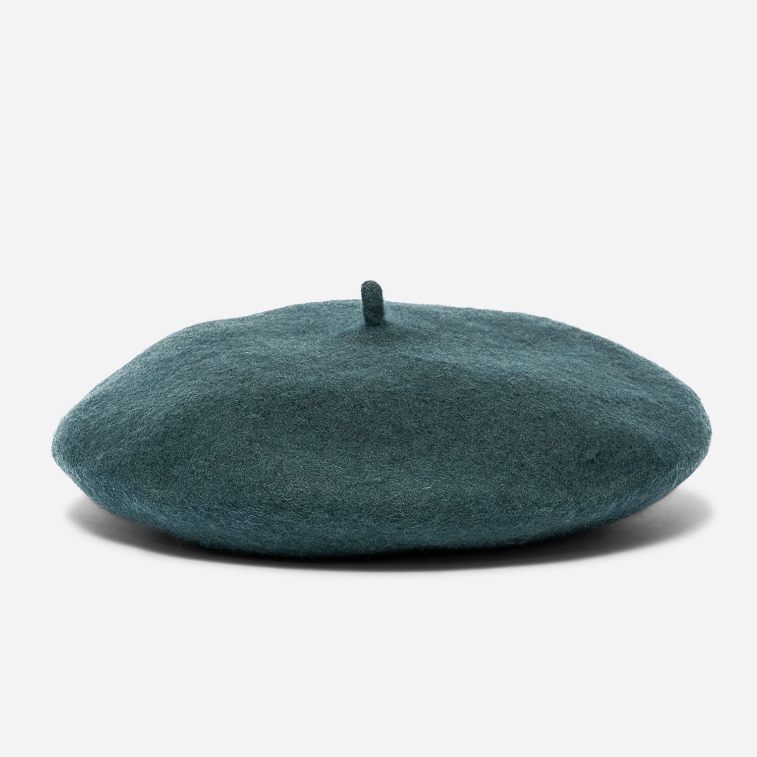 Béret vert en laine
