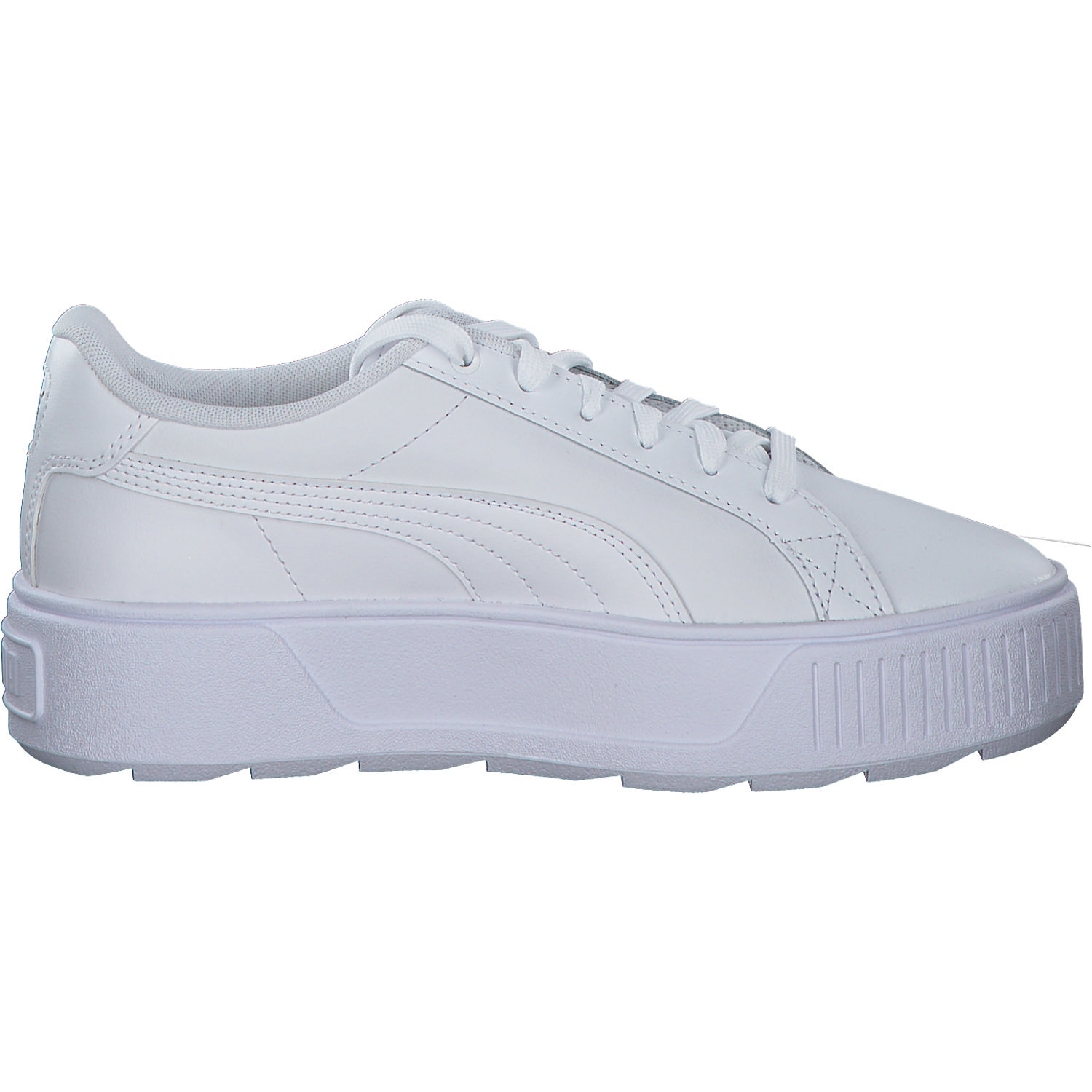 Puma Karmen L 384615, Schnürschuhe, Damen, white/white/silver