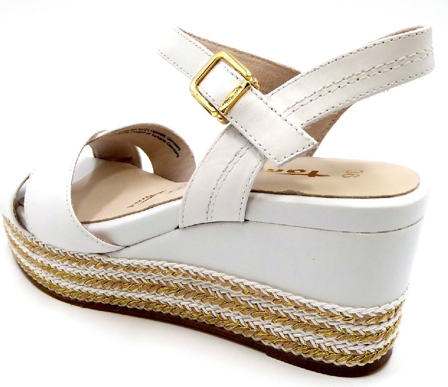 TAMARIS Klassische Sandalen weiss