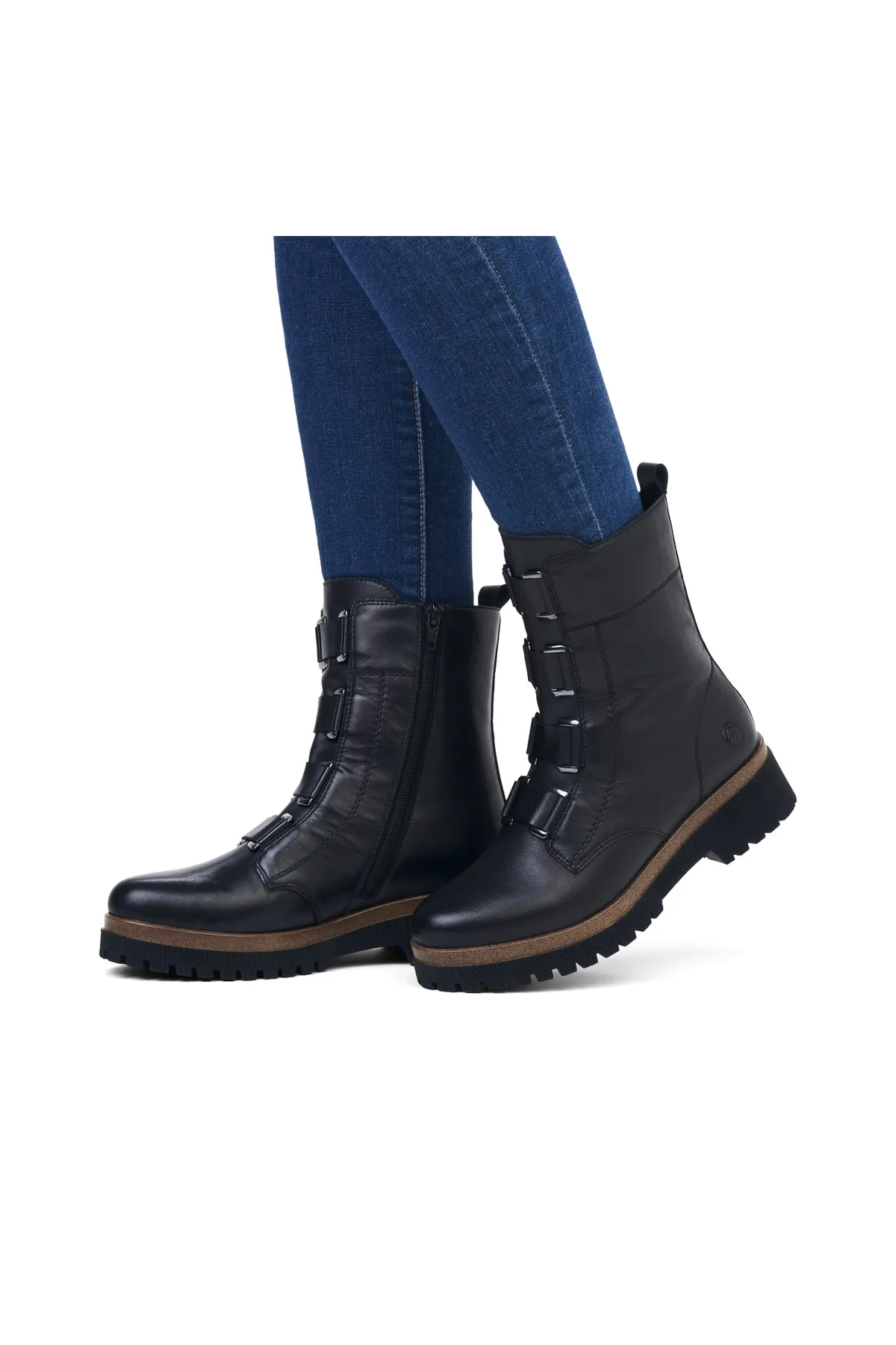 Remonte  Stiefelette - Schwarz - Blockabsatz