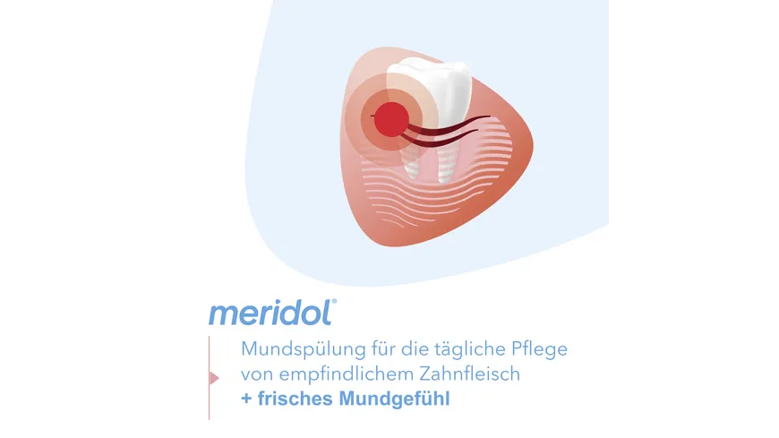 meridol Mundspülung Rundumpflege - antibakteriell, schützt Zahnfleisch, stärkt Zähne, erfrischt Atem 400 ml