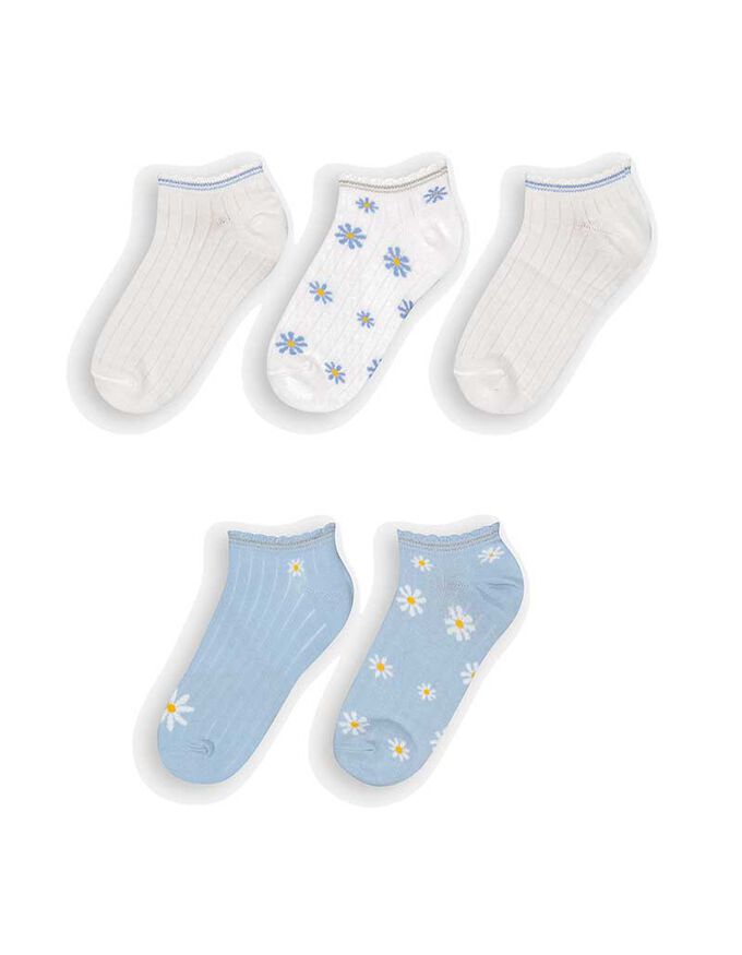 Sneakersocken - 5er-Pack