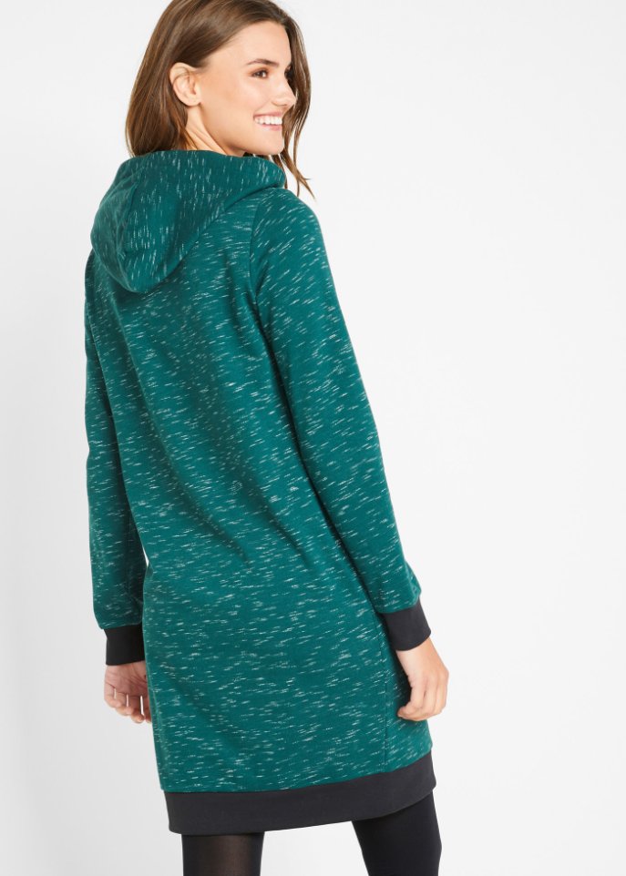 Sweatkleid mit Kapuze