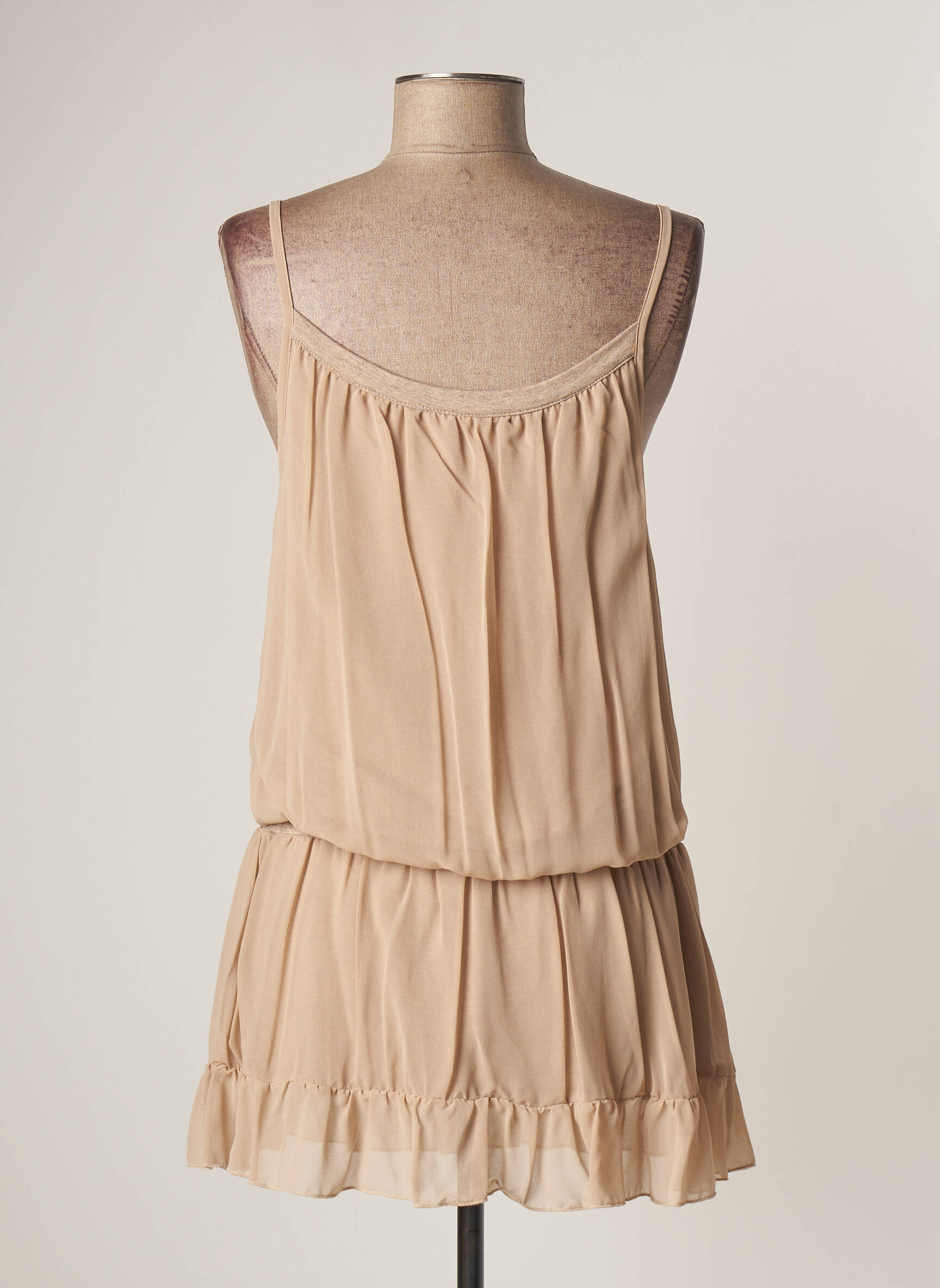 Lauren Vidal Tuniquemanchelongue Femme couleur beige