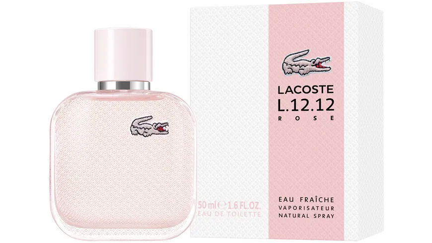 LACOSTE Eau de Toilette L.12.12 Rose Eau Fraîche 50 ml