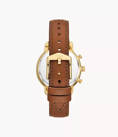 Fossil Uhr Neutra Chronograph Leder mittelbraun