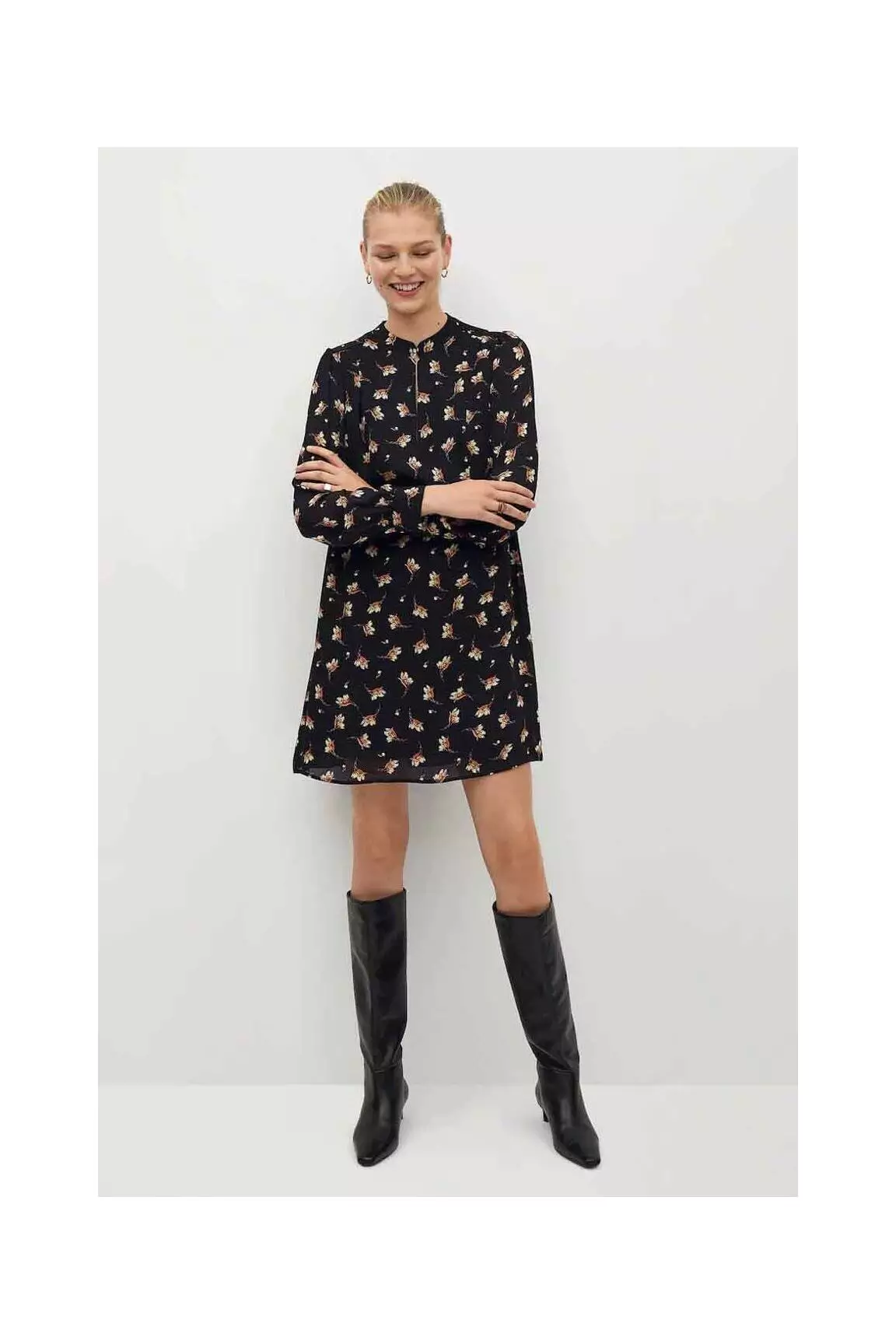 Mango Robes Courtes Femme couleur noir
