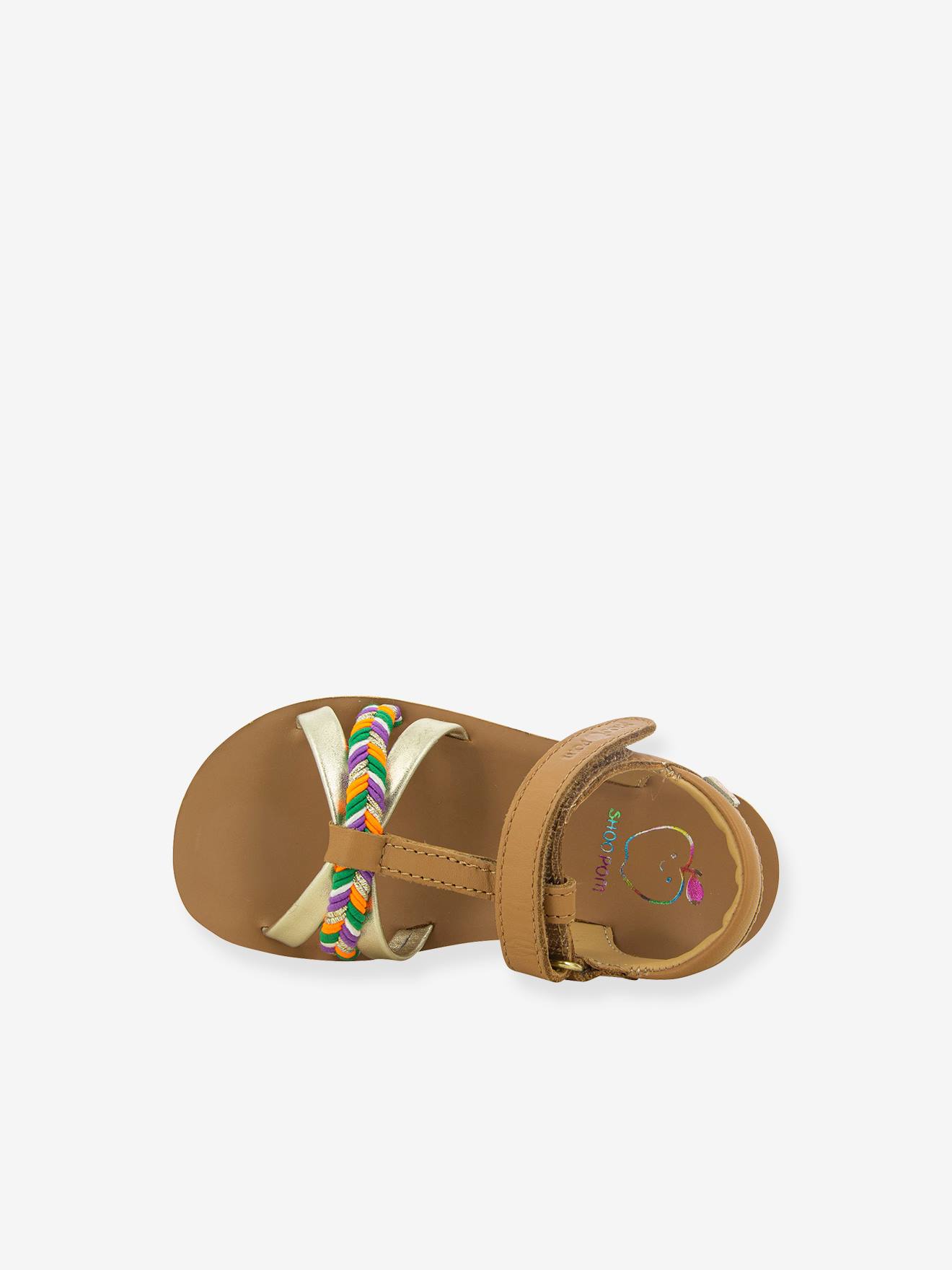 Sandales enfant Goa Salomé SHOO POM® caramel