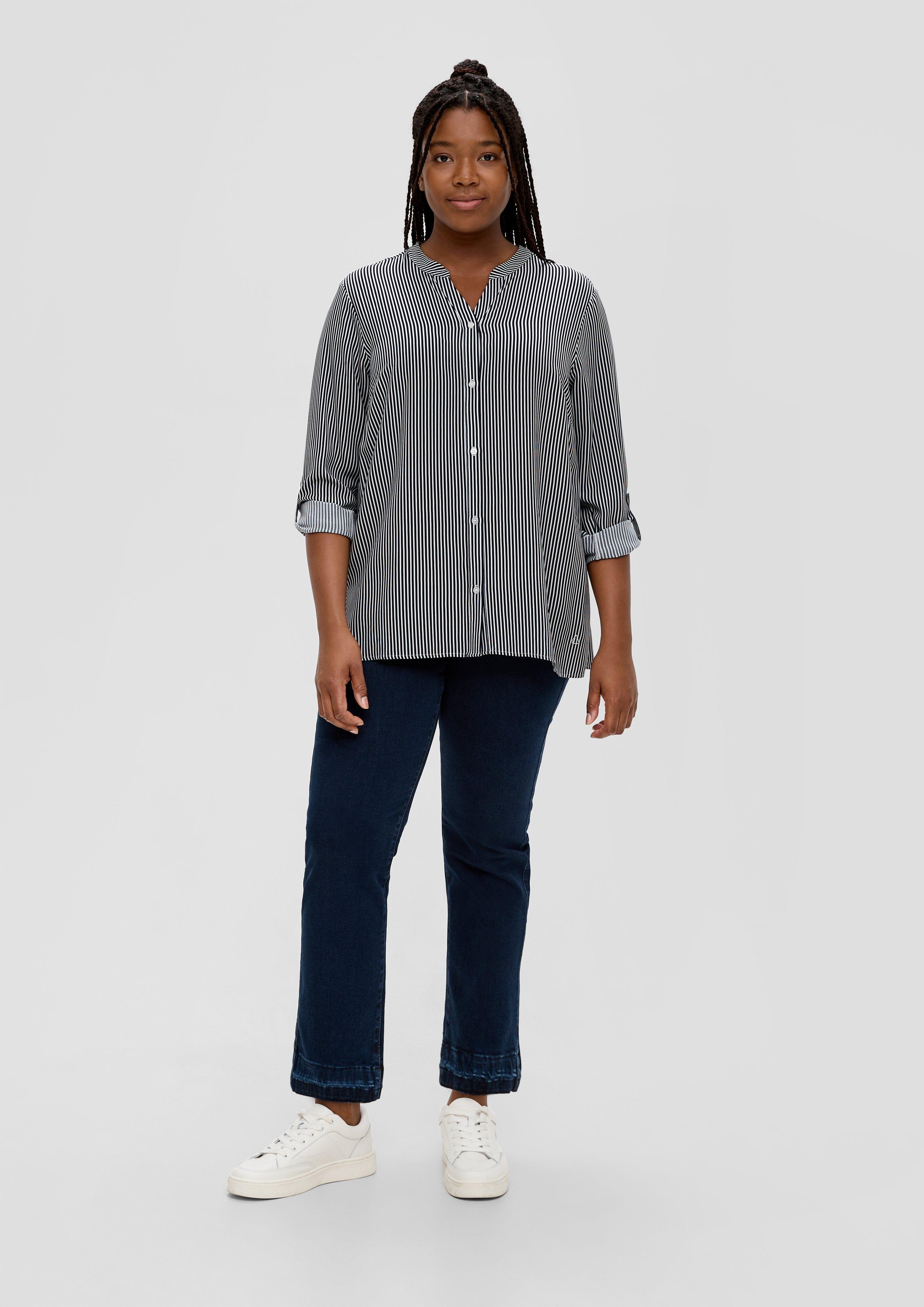 Viskosebluse mit Tunika-Ausschnitt  2136039-59G1