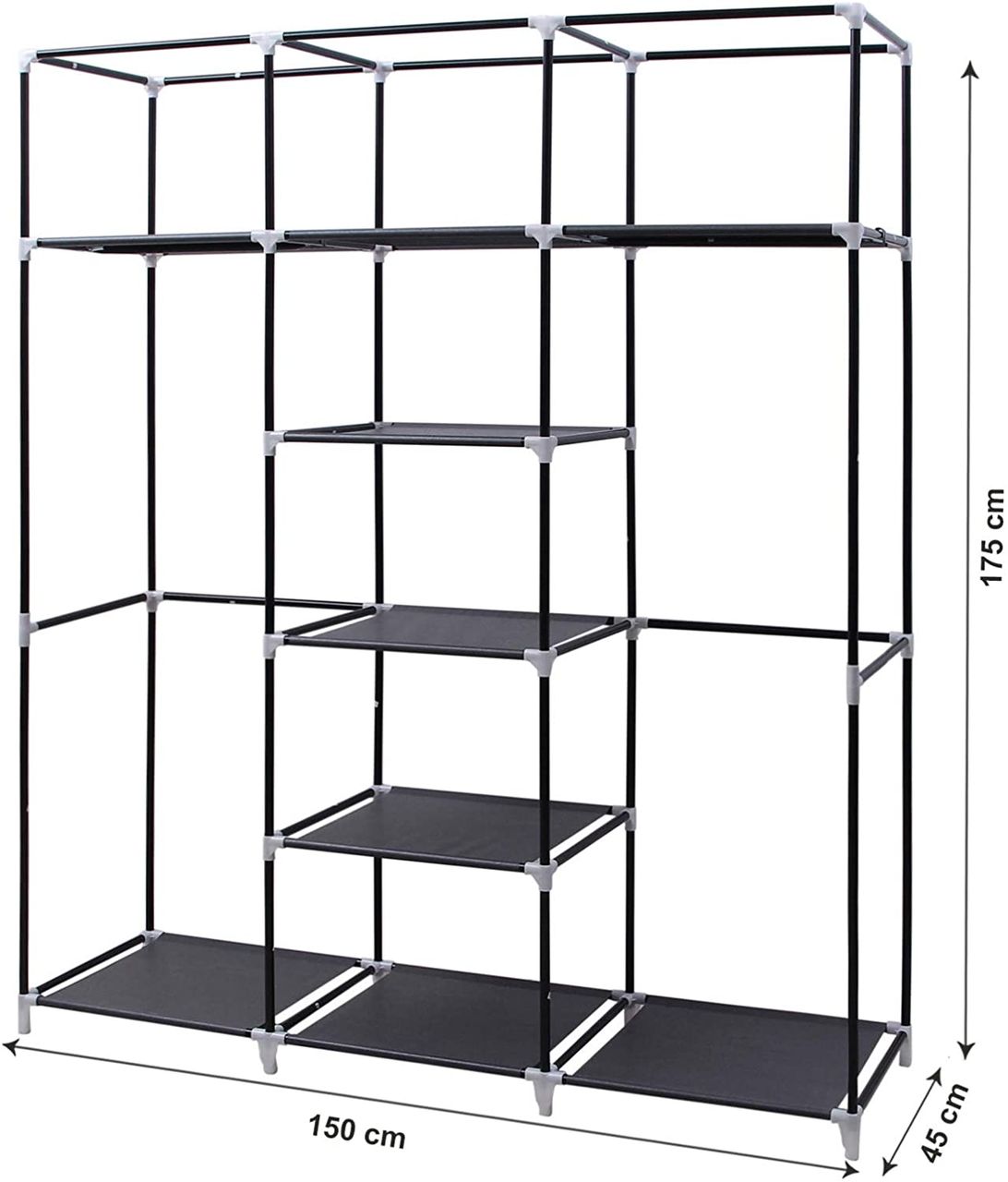 Songmics Kleiderschrank 175 x 150 x 45 cm