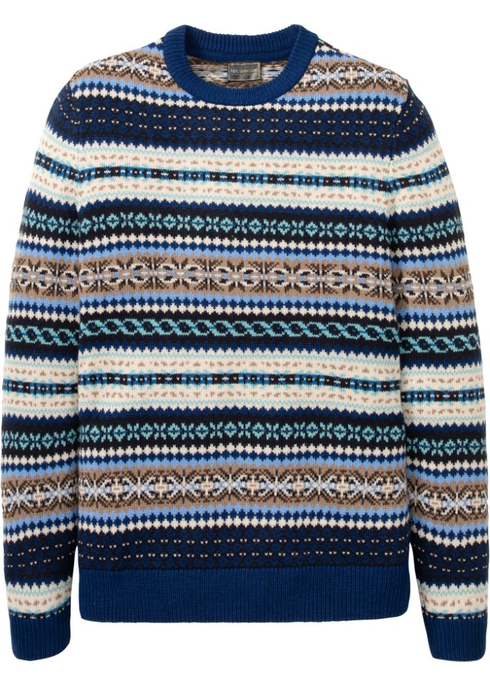 Norweger Pullover mit recyceltem Polyacryl