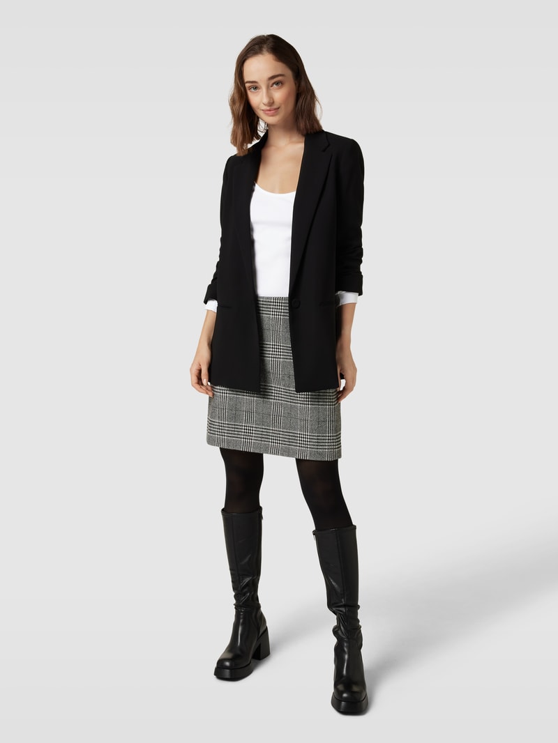 Longsleeve mit tiefem Rundhalsausschnitt in weiß