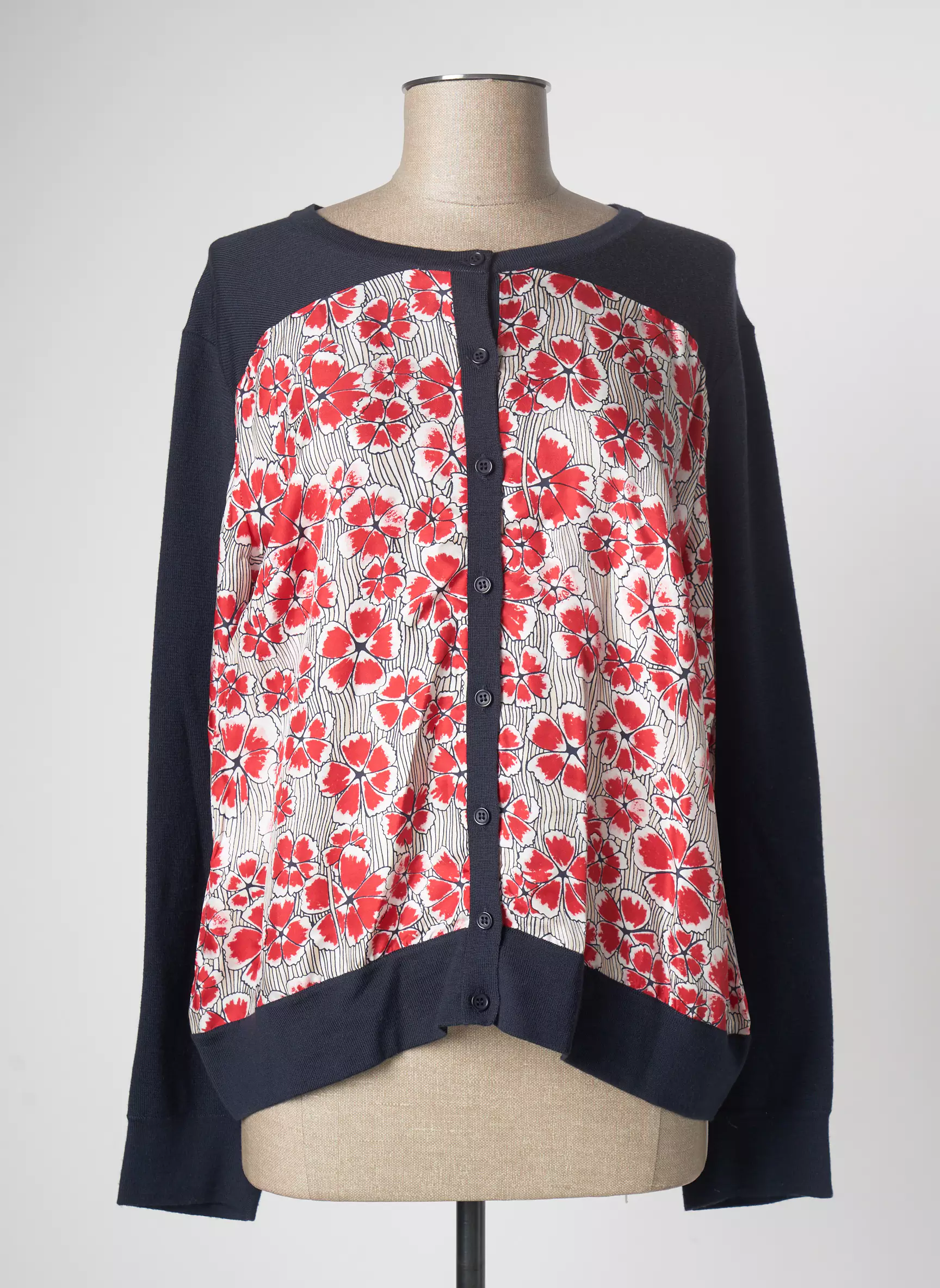 Devernois Cardigans Femme couleur rouge