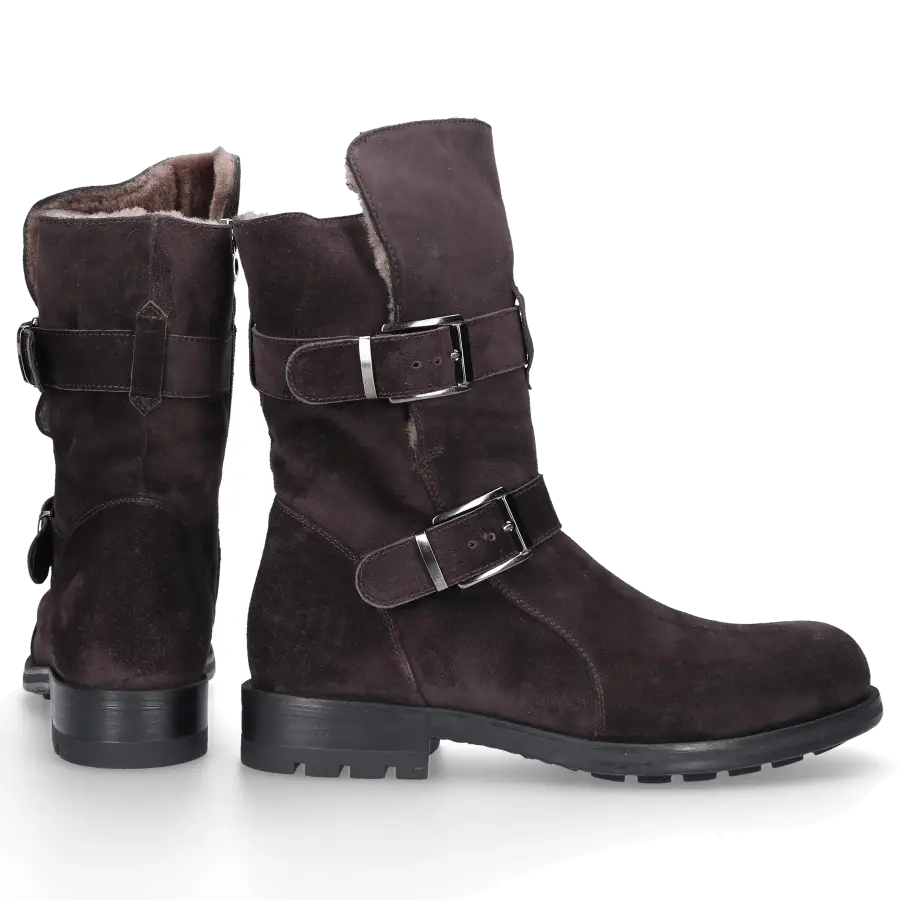 EN AVANT - Stiefeletten 255-01 Veloursleder - grau