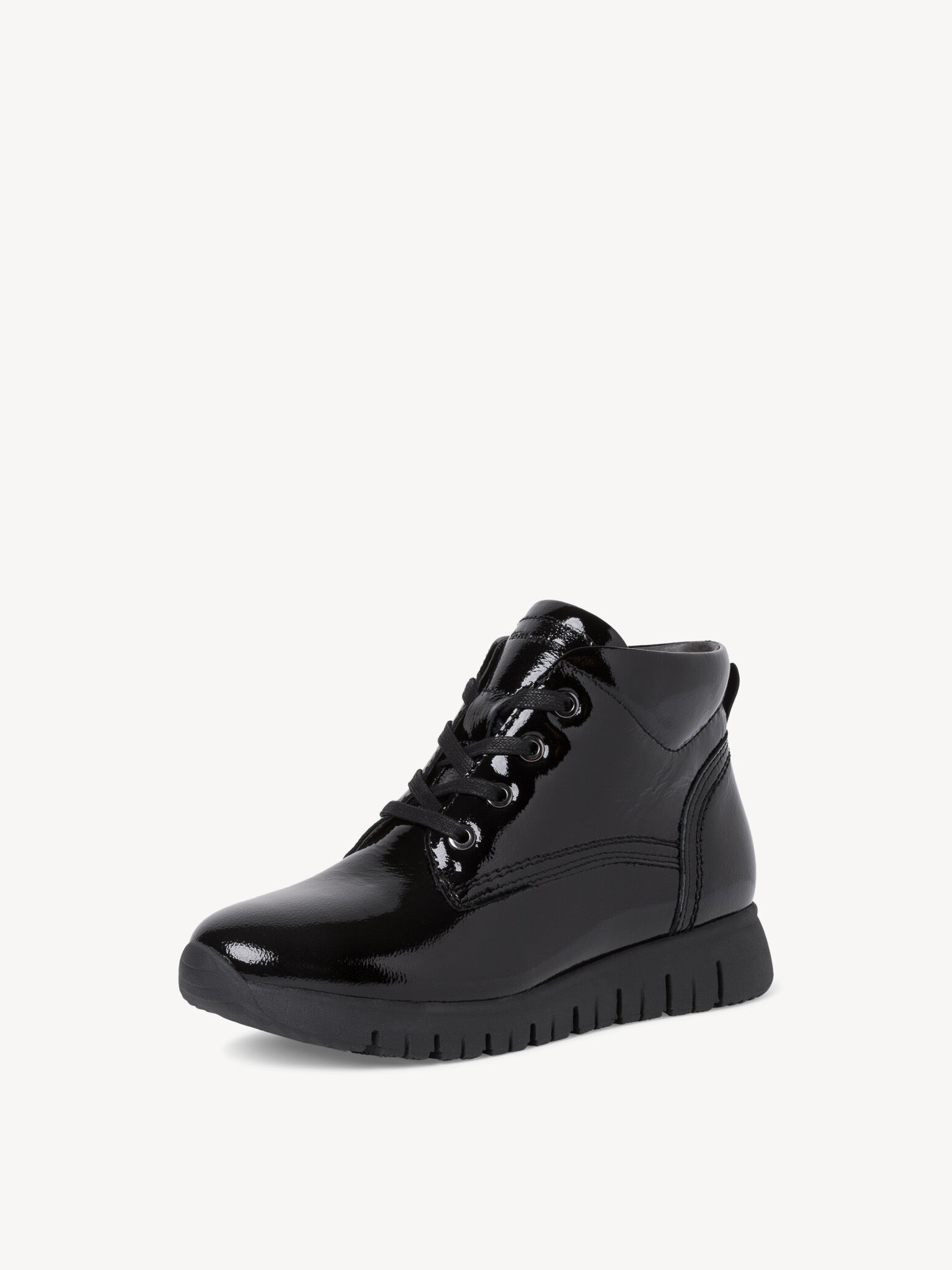 Bottine en cuir - noir