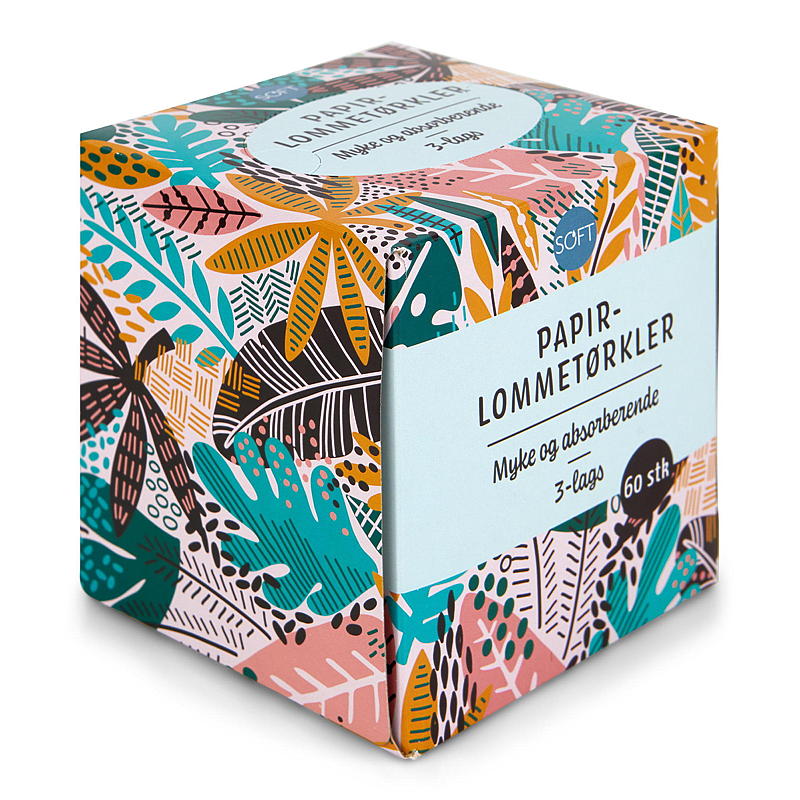 Soft Lommetørkle 60 stk i boks soft