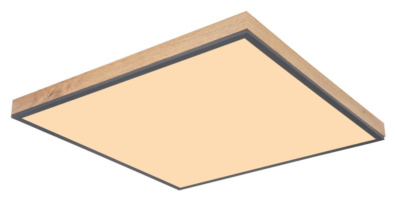 Globo Lighting - DORO - Deckenleuchte Aluminium Graphit, LED
