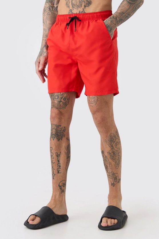 Tall mittellange Badehose