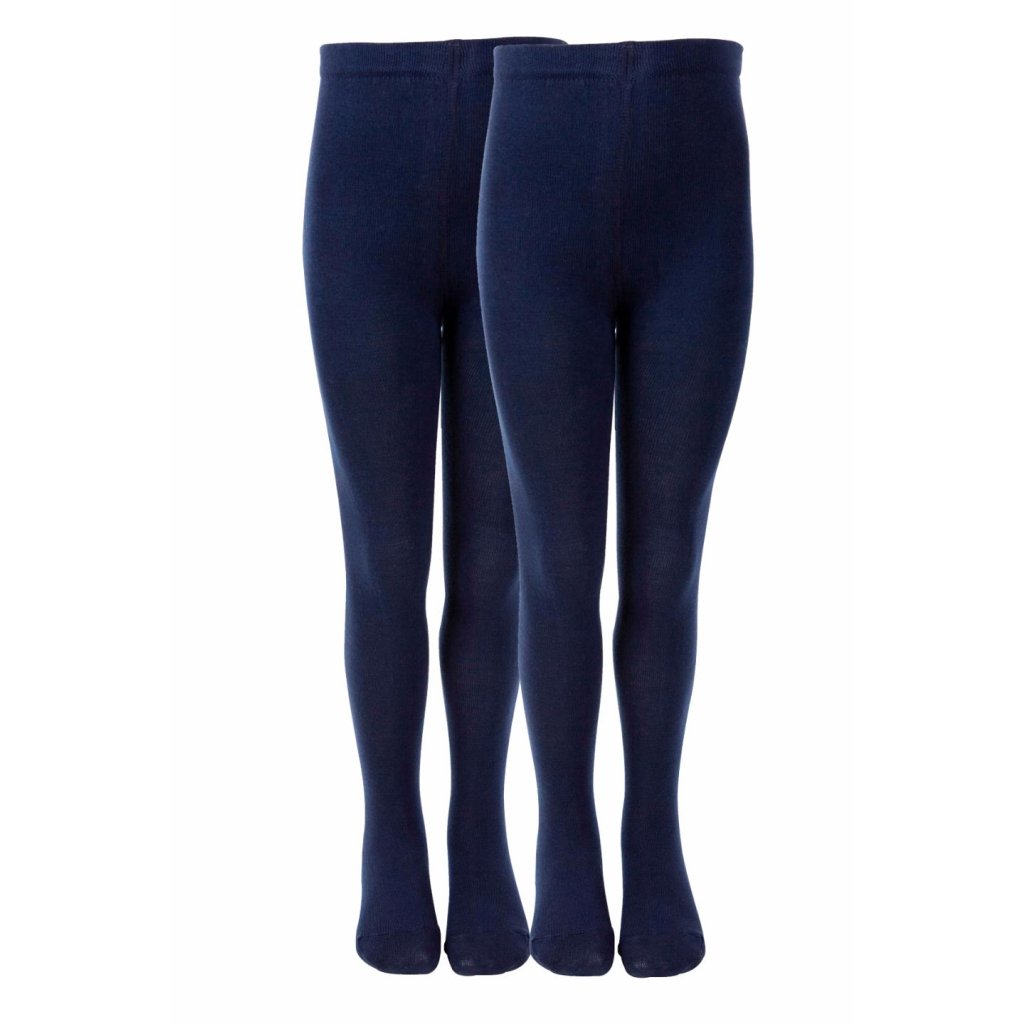 Melton Cotton 2-pack Navy Blue Strumpfhosen