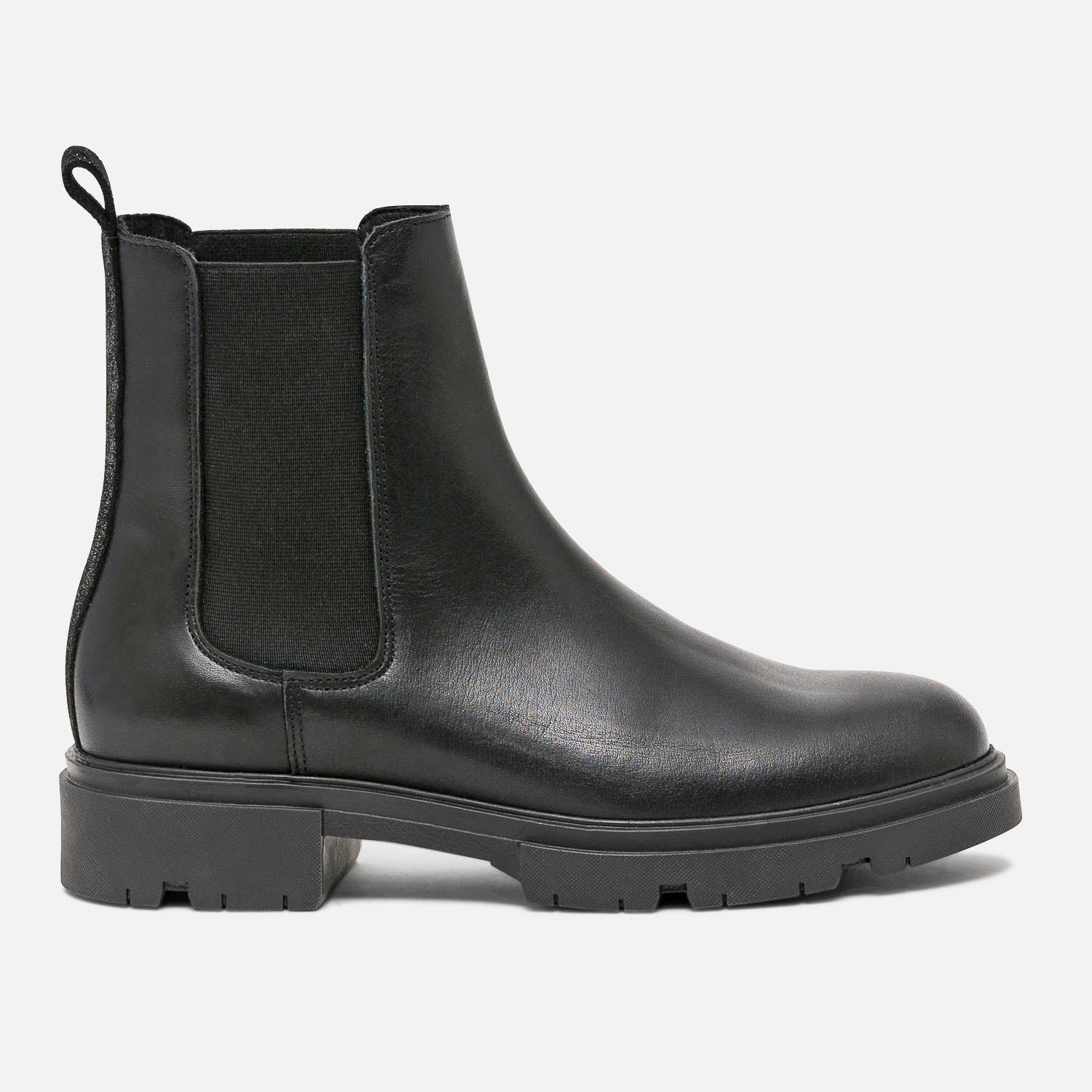 Chelsea boots TEXTO noir en cuir