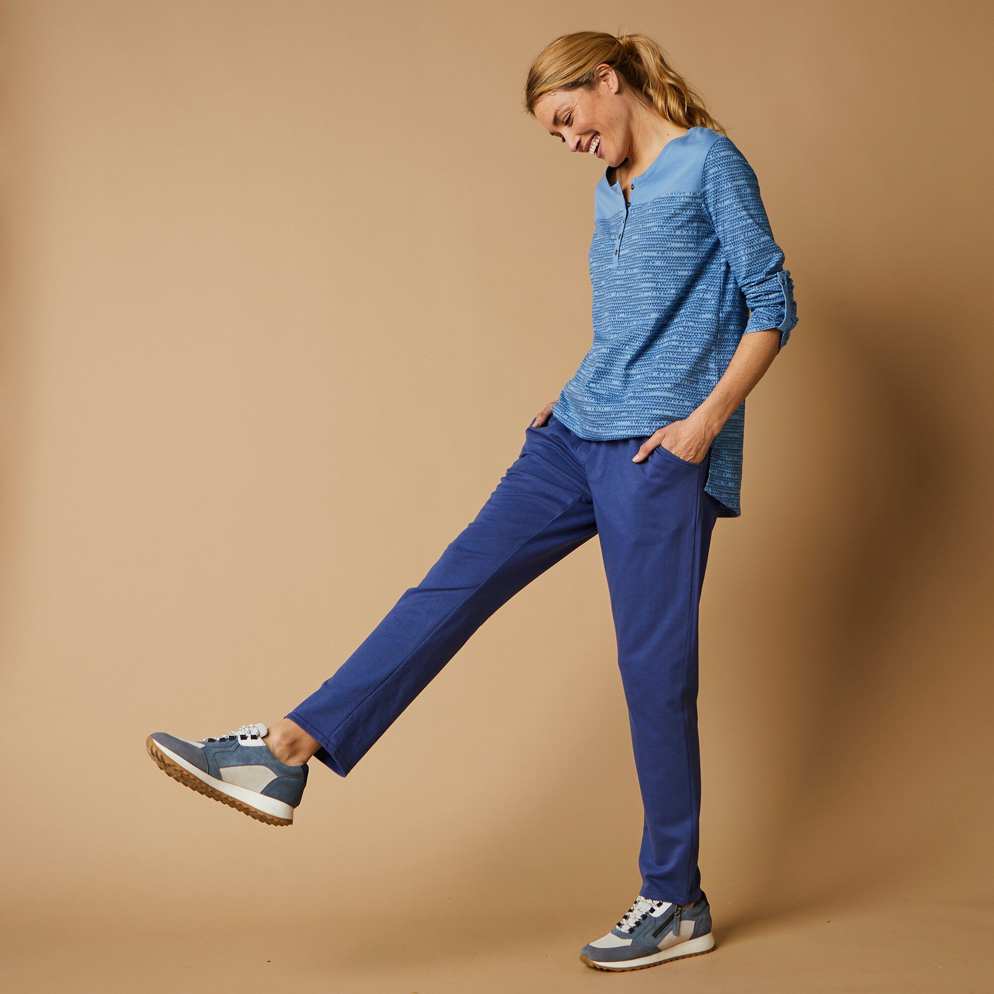 Pantalon jogpant ceinture élastiquée molleton