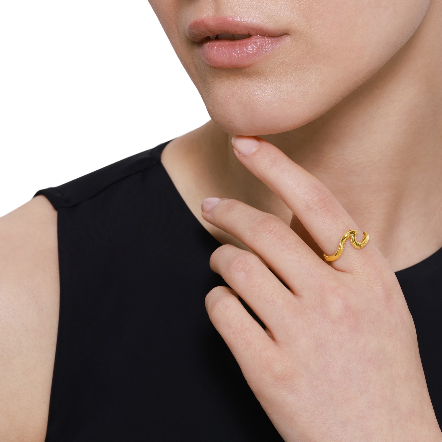 Heideman Juven ring in gold color