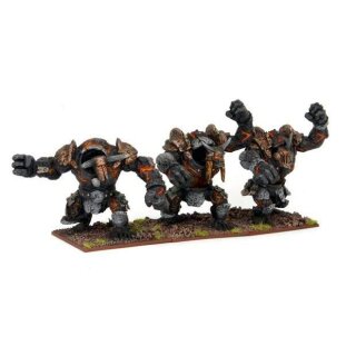 Abyssal Dwarf Lesser Obsidian Golems Troop (3)