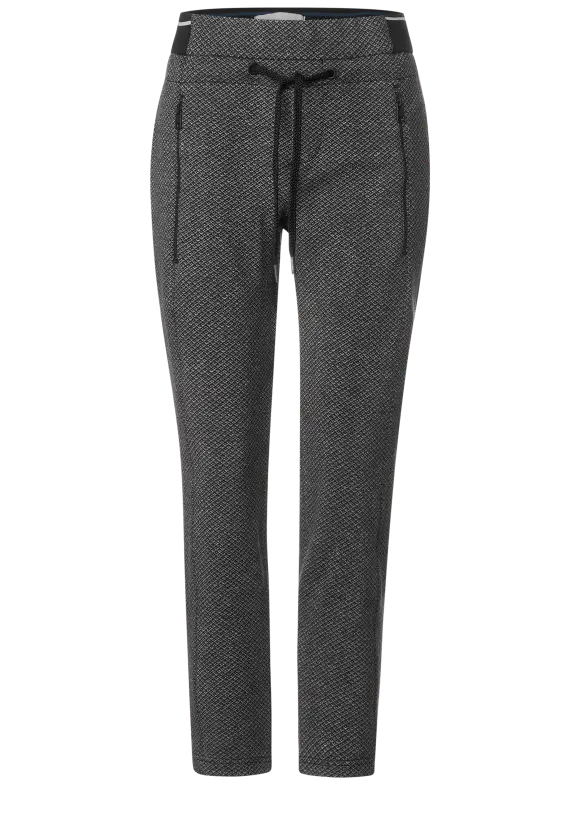 Street One Loose Fit Jacquard Joggpants