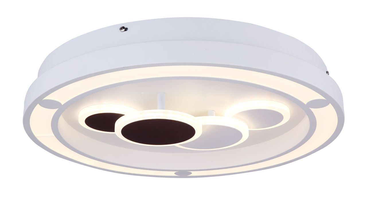 Globo Lighting - KOLLI - Deckenleuchte Metall weiß, LED
