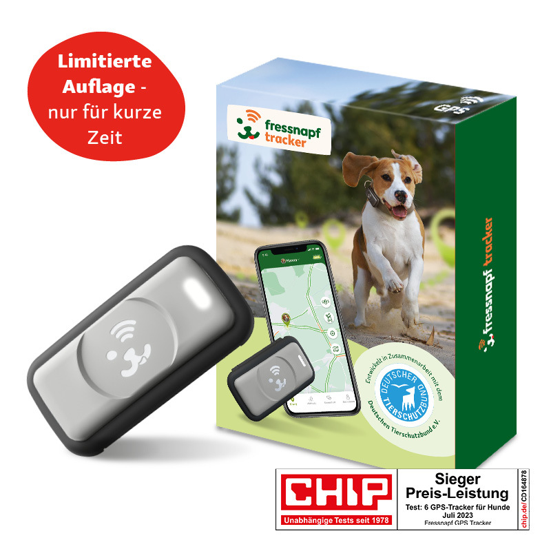 Fressnapf GPS Tracker & Zubehör Fressnapf GPS-Tracker für Hunde hellgrau *limitierte Auflage