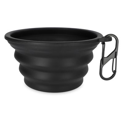TIAKI Silikon Reisenapf, schwarz