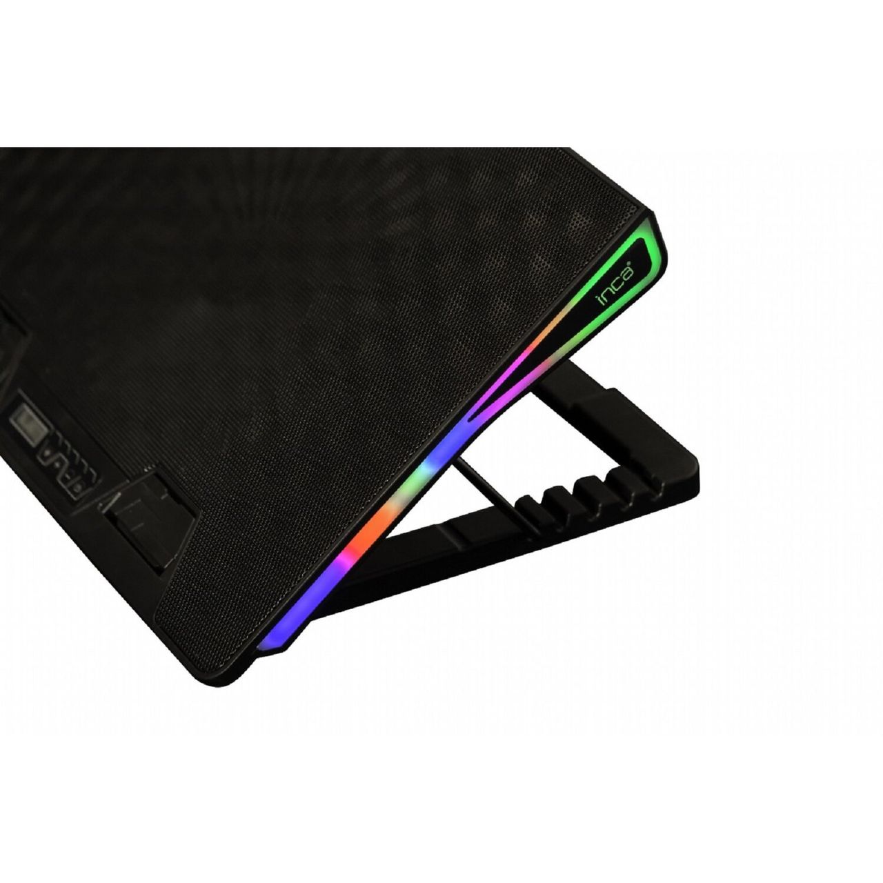 Inca INC-608GMS Laptopkühler Notebookkühler geeignet für 13-18-Zoll-Laptops 1x185mm Lüfter
